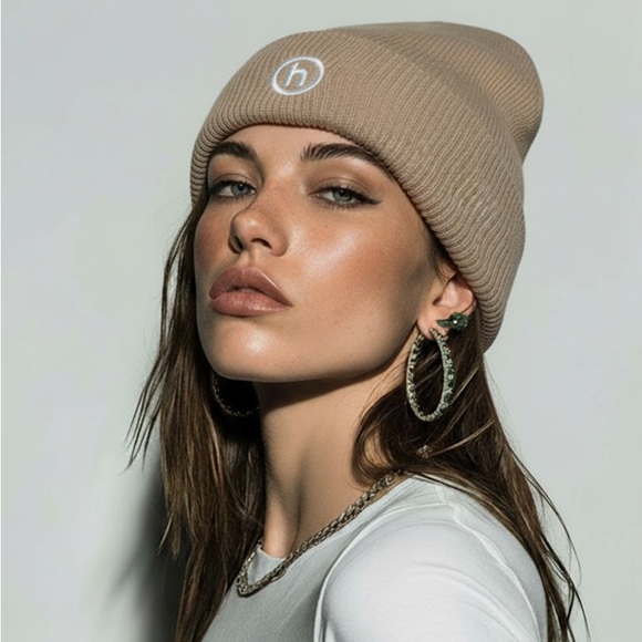 Hidden Accessories - Tan Beanie Hat